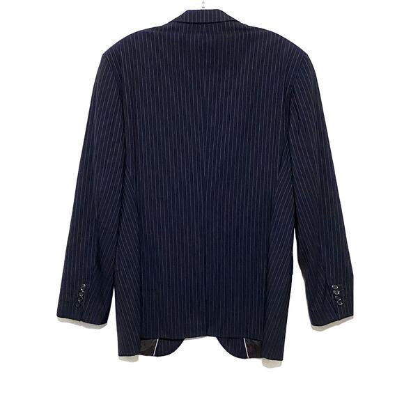 Boss Hugo Boss Suit Jacket Blazer Super 120s The Jam Sharp Blue Italian Wool 40R - Picture 4 of 15